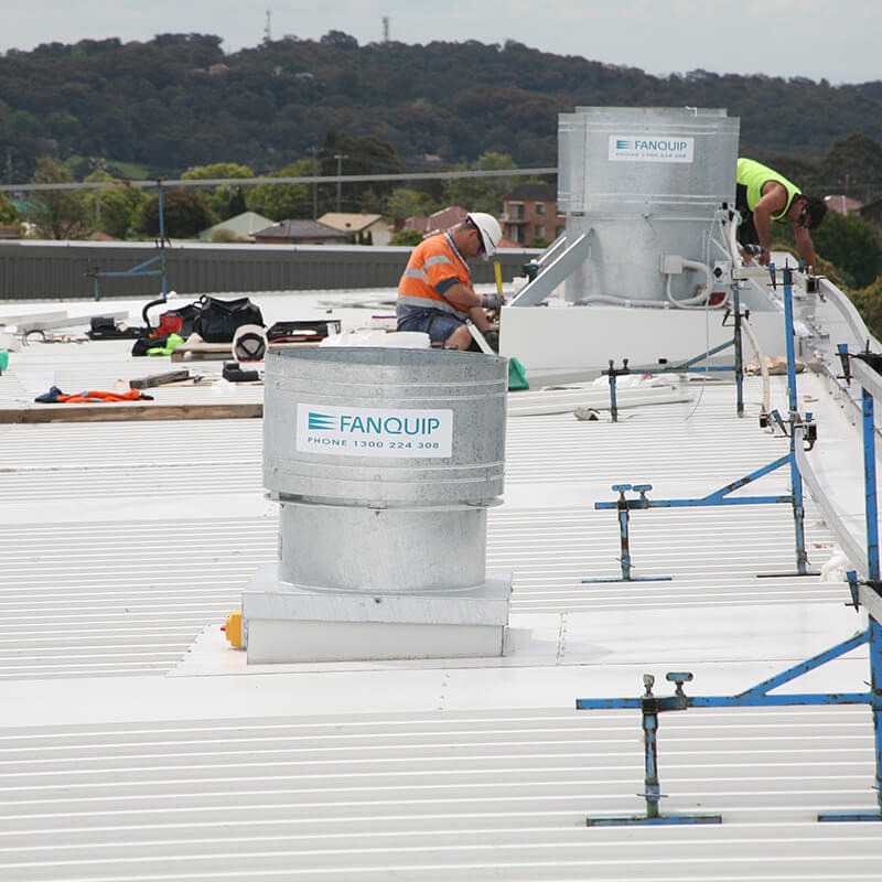 Industrial Vertical Discharge Roof Fan